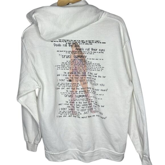 Taylorr Swift Cruel Summer Hoodie Sweatshirt. Size Medium. - Picture 2 of 7
